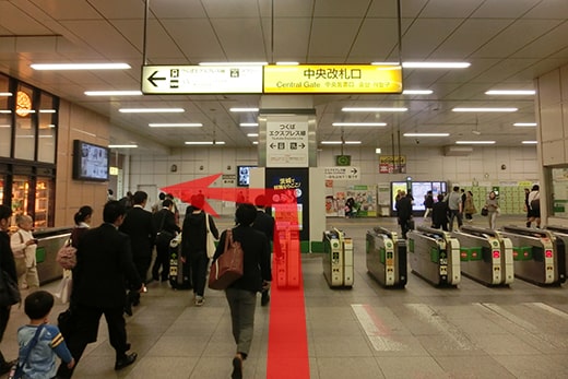 秋葉原駅 バスのりば（東口交通広場内）の行程写真02